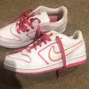 Pink Nike Air Force One Sneakers